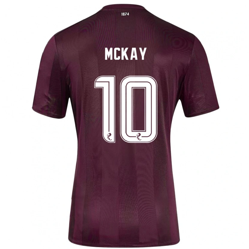 Danxen Kinder Barrie Mckay #10 Burgundrot Heimtrikot Trikot 2024/25 T-Shirt Schweiz