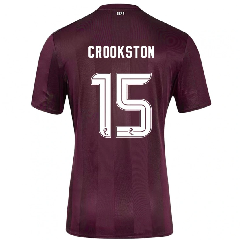Danxen Kinder Gregor Crookston #15 Burgundrot Heimtrikot Trikot 2024/25 T-Shirt Schweiz