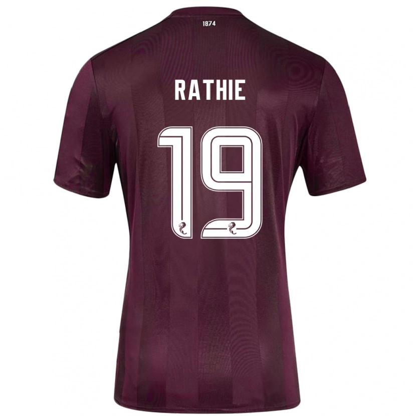 Danxen Kinder Luke Rathie #19 Burgundrot Heimtrikot Trikot 2024/25 T-Shirt Schweiz