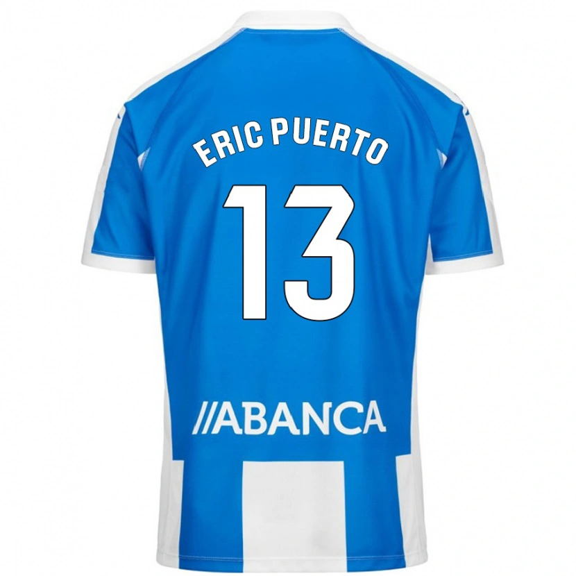 Danxen Kinder Eric Puerto #13 Blau Weiß Heimtrikot Trikot 2024/25 T-Shirt Schweiz