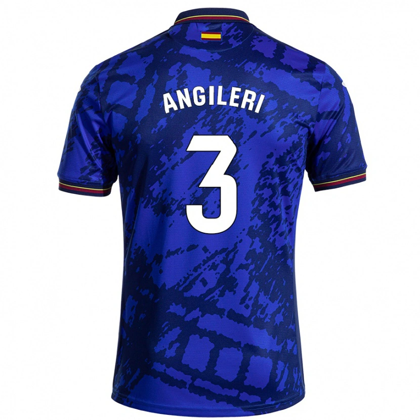 Danxen Kinder Fabrizio Angileri #3 Dunkleres Blau Heimtrikot Trikot 2024/25 T-Shirt Schweiz