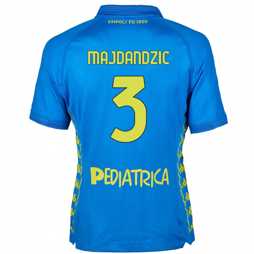 Danxen Kinder Patrik Majdandzic #3 Blau Heimtrikot Trikot 2024/25 T-Shirt Schweiz