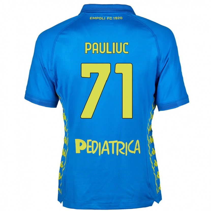 Danxen Kinder Nicolò Pauliuc #71 Blau Heimtrikot Trikot 2024/25 T-Shirt Schweiz