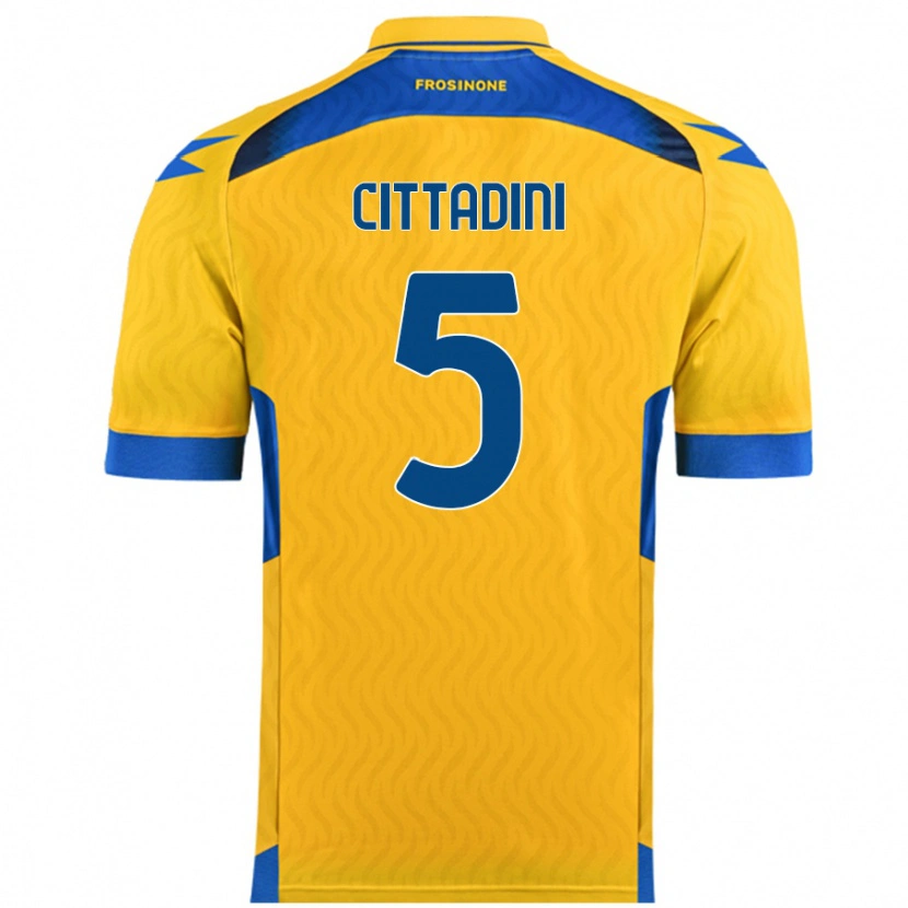 Danxen Kinder Giorgio Cittadini #5 Gelb Heimtrikot Trikot 2024/25 T-Shirt Schweiz