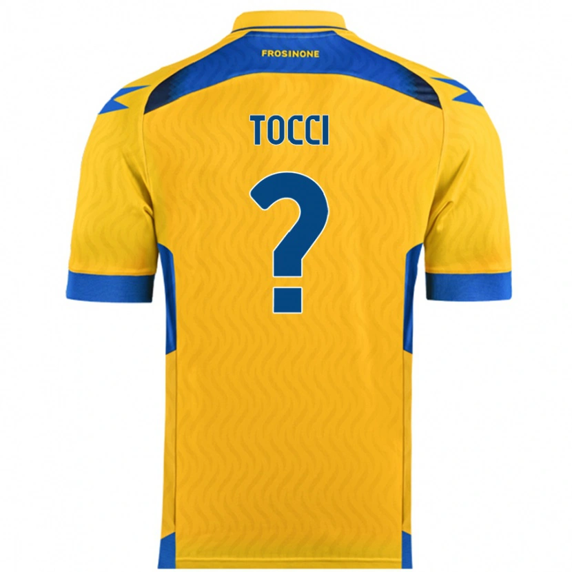 Danxen Kinder Federico Tocci #0 Gelb Heimtrikot Trikot 2024/25 T-Shirt Schweiz