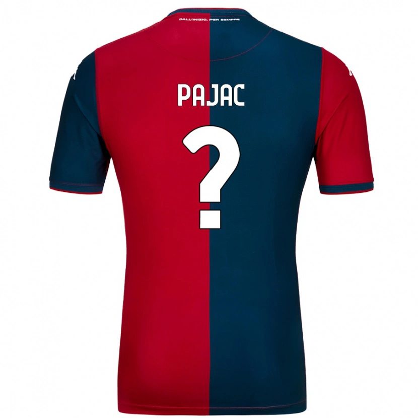 Danxen Kinder Marko Pajac #0 Rot Dunkelblau Heimtrikot Trikot 2024/25 T-Shirt Schweiz