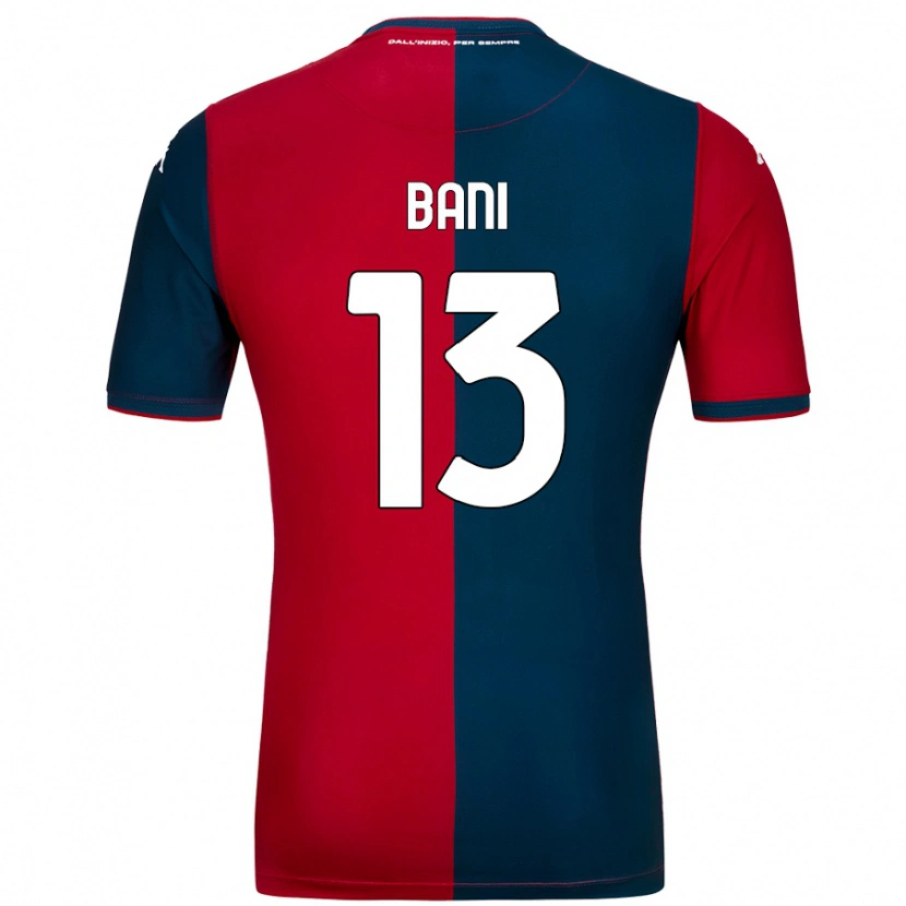 Danxen Kinder Mattia Bani #13 Rot Dunkelblau Heimtrikot Trikot 2024/25 T-Shirt Schweiz