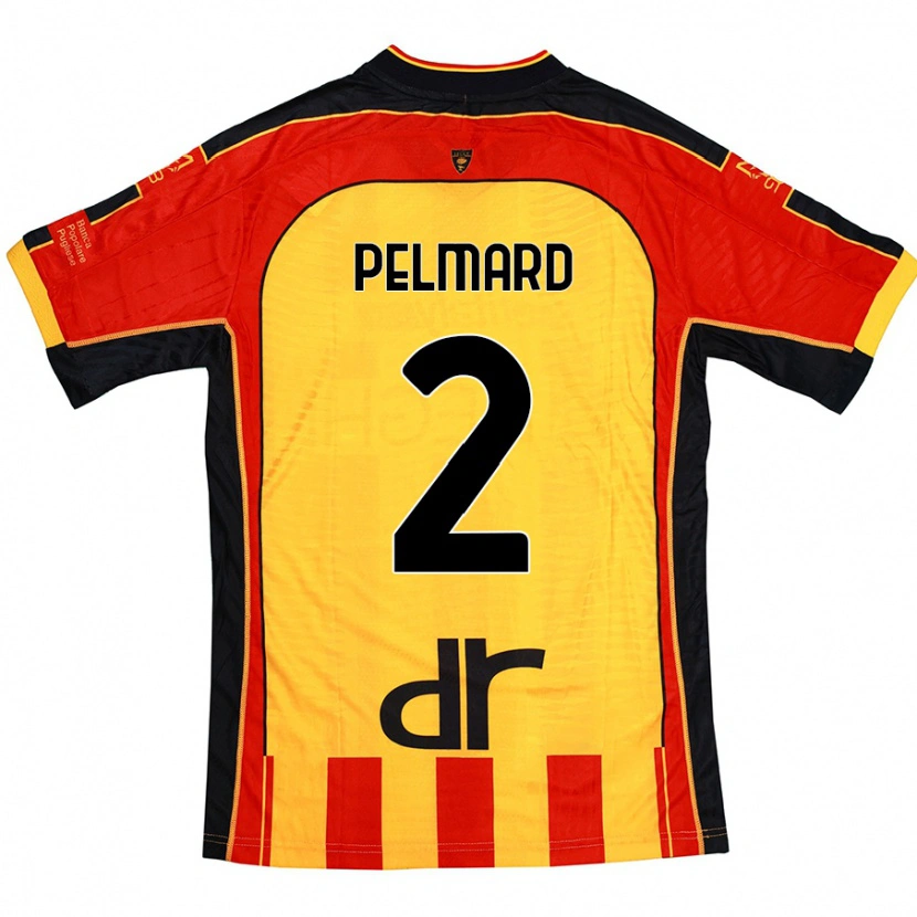 Danxen Kinder Andy Pelmard #2 Gelb Rot Heimtrikot Trikot 2024/25 T-Shirt Schweiz