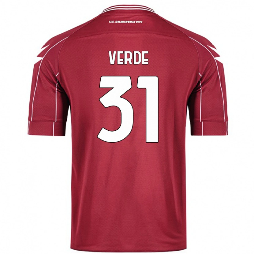 Danxen Kinder Daniele Verde #31 Burgundrot Heimtrikot Trikot 2024/25 T-Shirt Schweiz