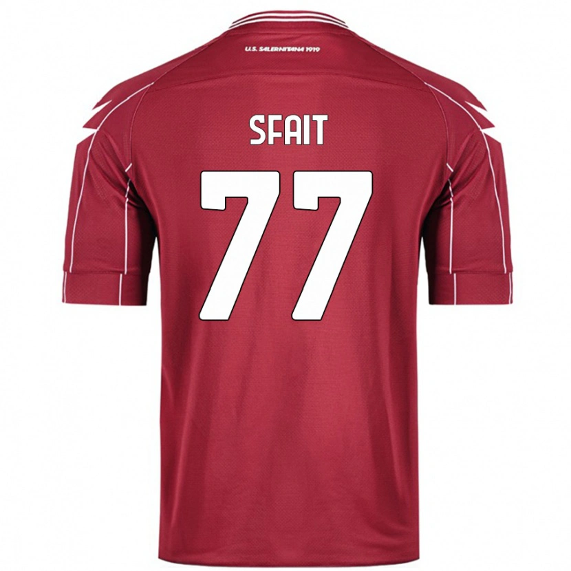 Danxen Kinder Andres Sfait #77 Burgundrot Heimtrikot Trikot 2024/25 T-Shirt Schweiz
