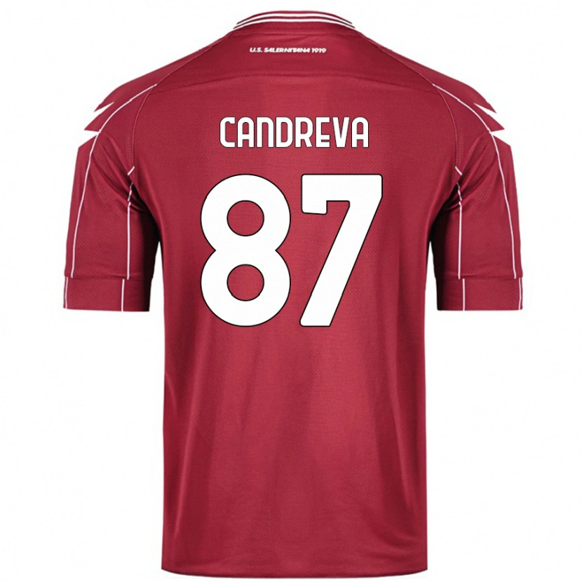 Danxen Kinder Antonio Candreva #87 Burgundrot Heimtrikot Trikot 2024/25 T-Shirt Schweiz