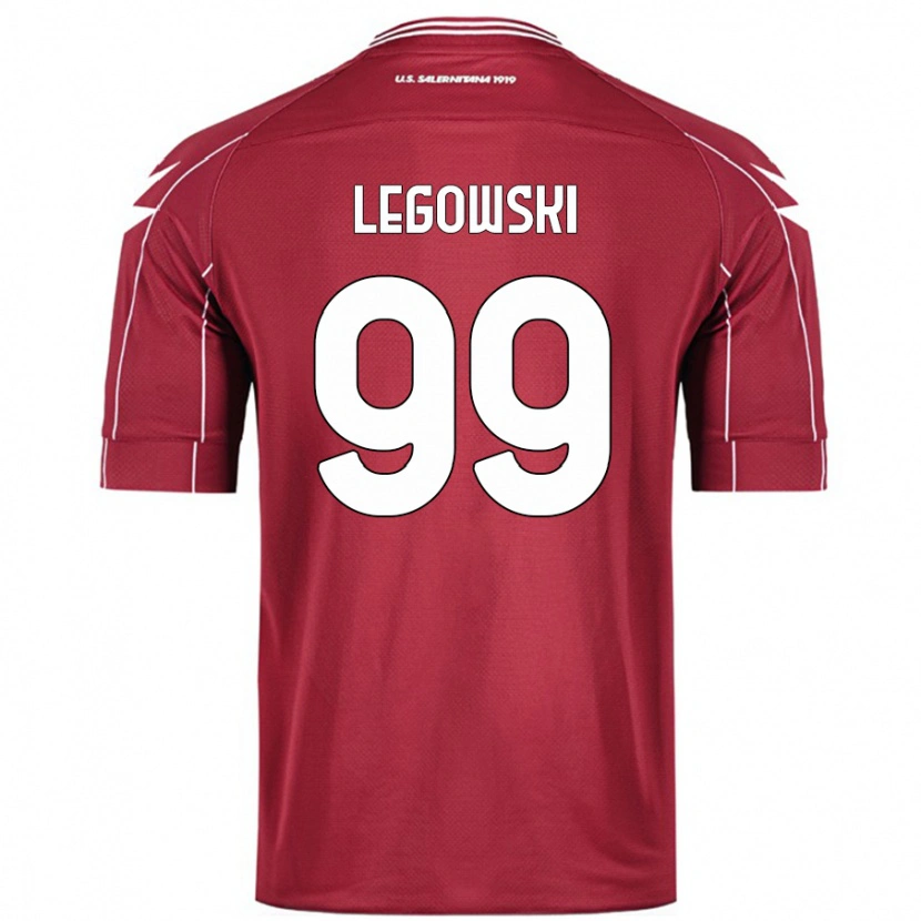 Danxen Kinder Mateusz Legowski #99 Burgundrot Heimtrikot Trikot 2024/25 T-Shirt Schweiz