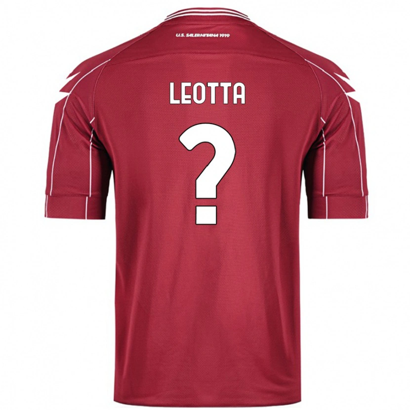 Danxen Kinder Mario Leotta #0 Burgundrot Heimtrikot Trikot 2024/25 T-Shirt Schweiz