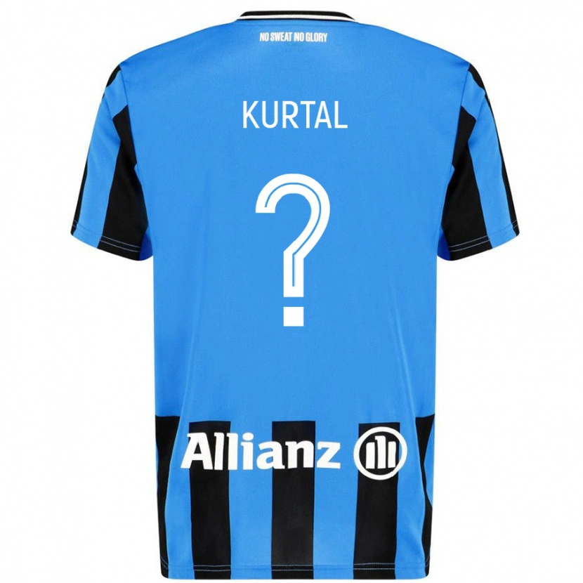 Danxen Kinder Utku Kurtal #0 Himmelblau Schwarz Heimtrikot Trikot 2024/25 T-Shirt Schweiz