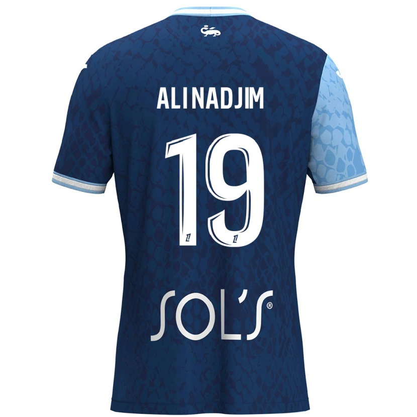 Danxen Kinder Nadjma Ali Nadjim #19 Himmelblau Dunkelblau Heimtrikot Trikot 2024/25 T-Shirt Schweiz