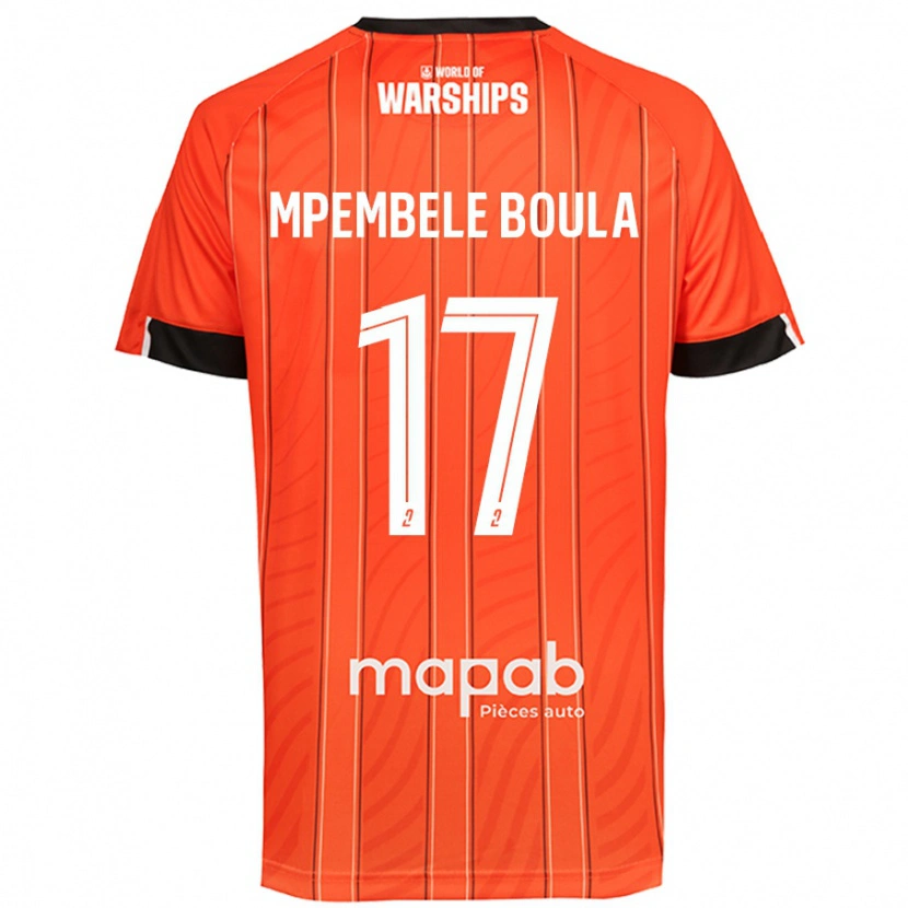 Danxen Kinder Exaucé Mpembele Boula #17 Orange Heimtrikot Trikot 2024/25 T-Shirt Schweiz
