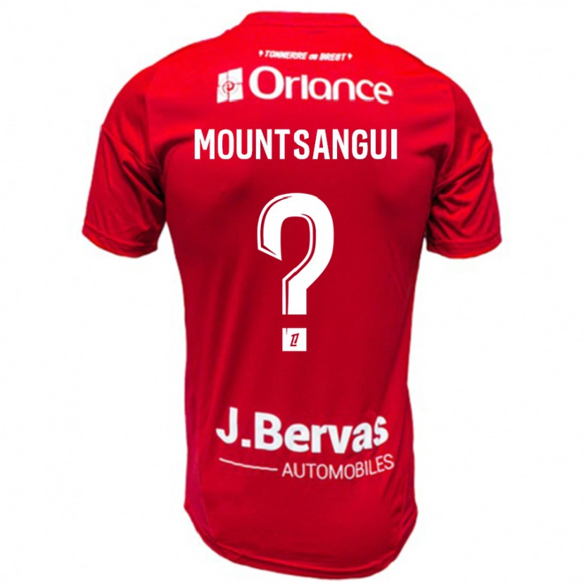 Danxen Kinder Warren Mountsangui #0 Rot Weiß Heimtrikot Trikot 2024/25 T-Shirt Schweiz