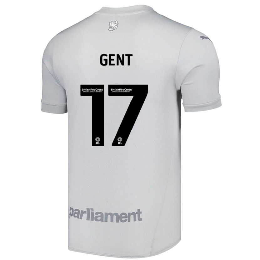 Danxen Kinder Georgie Gent #17 Silbergrau Auswärtstrikot Trikot 2024/25 T-Shirt Schweiz