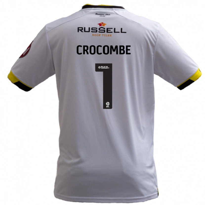 Danxen Kinder Max Crocombe #1 Weiß Auswärtstrikot Trikot 2024/25 T-Shirt Schweiz