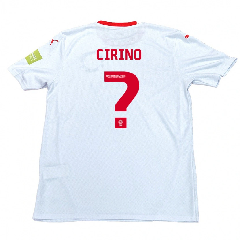 Danxen Kinder Raffaele Cirino #0 Weiß Auswärtstrikot Trikot 2024/25 T-Shirt Schweiz
