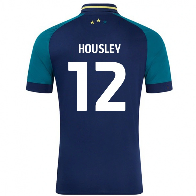 Danxen Kinder Autumn Housley #12 Marine Dunkelgrün Auswärtstrikot Trikot 2024/25 T-Shirt Schweiz