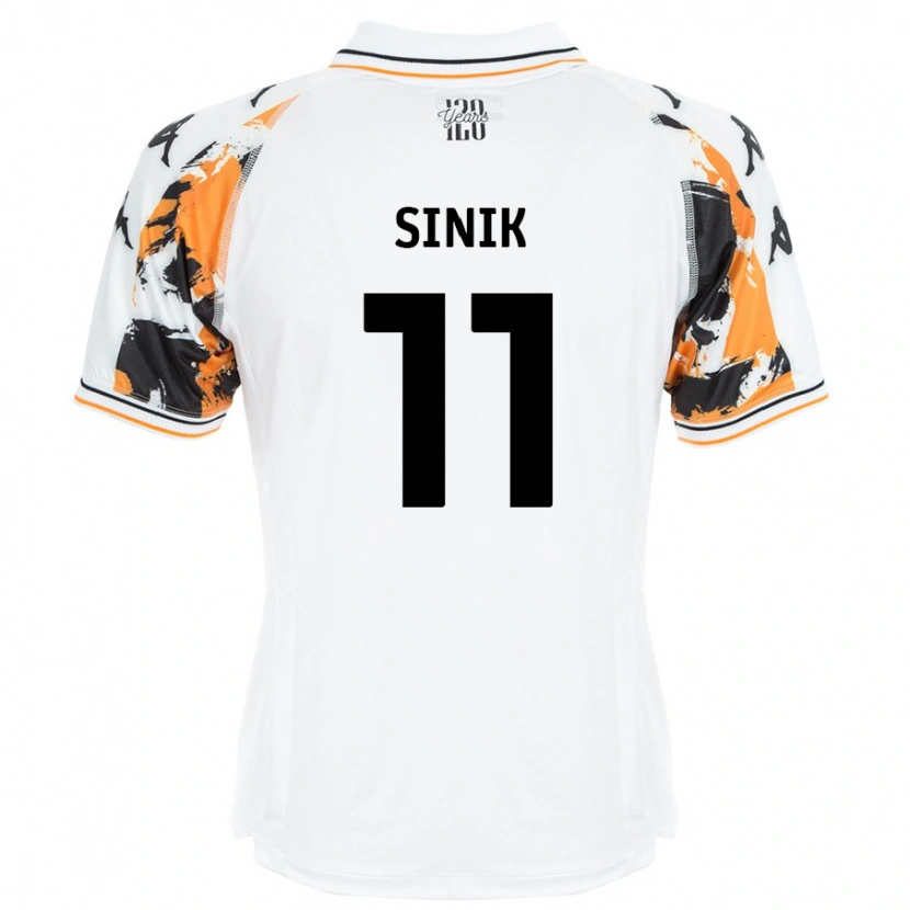 Danxen Kinder Doğukan Sinik #11 Weiß Auswärtstrikot Trikot 2024/25 T-Shirt Schweiz