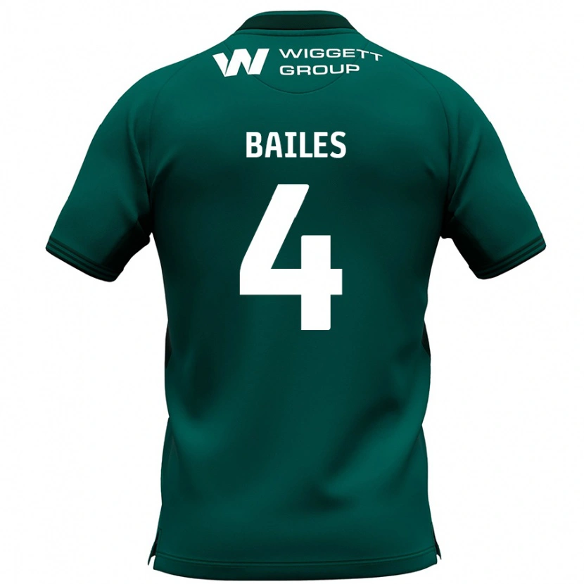 Danxen Kinder Freya Bailes #4 Grün Auswärtstrikot Trikot 2024/25 T-Shirt Schweiz