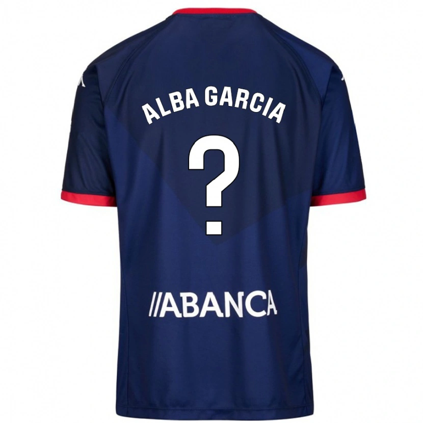 Danxen Kinder Lucía Alba García #13 Marineblau Auswärtstrikot Trikot 2024/25 T-Shirt Schweiz