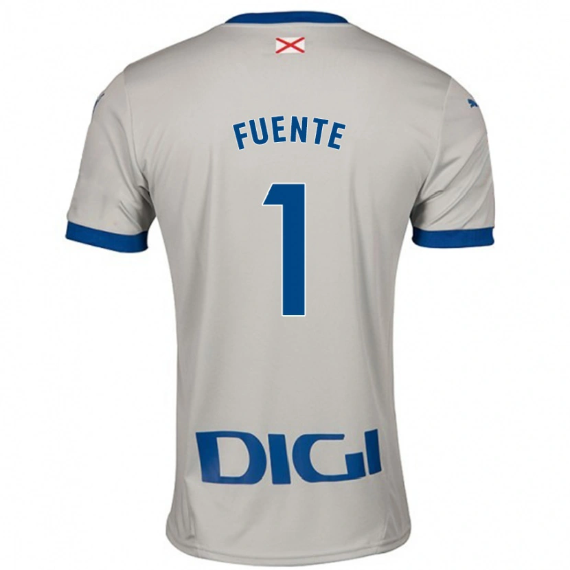 Danxen Kinder Sofía Fuente #1 Hellgrau Auswärtstrikot Trikot 2024/25 T-Shirt Schweiz