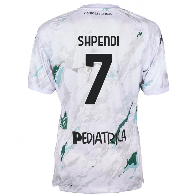 Danxen Kinder Stiven Shpendi #7 Grau Auswärtstrikot Trikot 2024/25 T-Shirt Schweiz