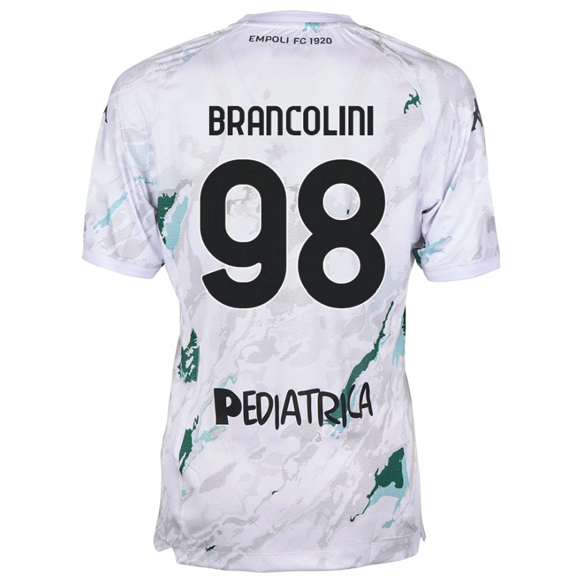 Danxen Kinder Federico Brancolini #98 Grau Auswärtstrikot Trikot 2024/25 T-Shirt Schweiz