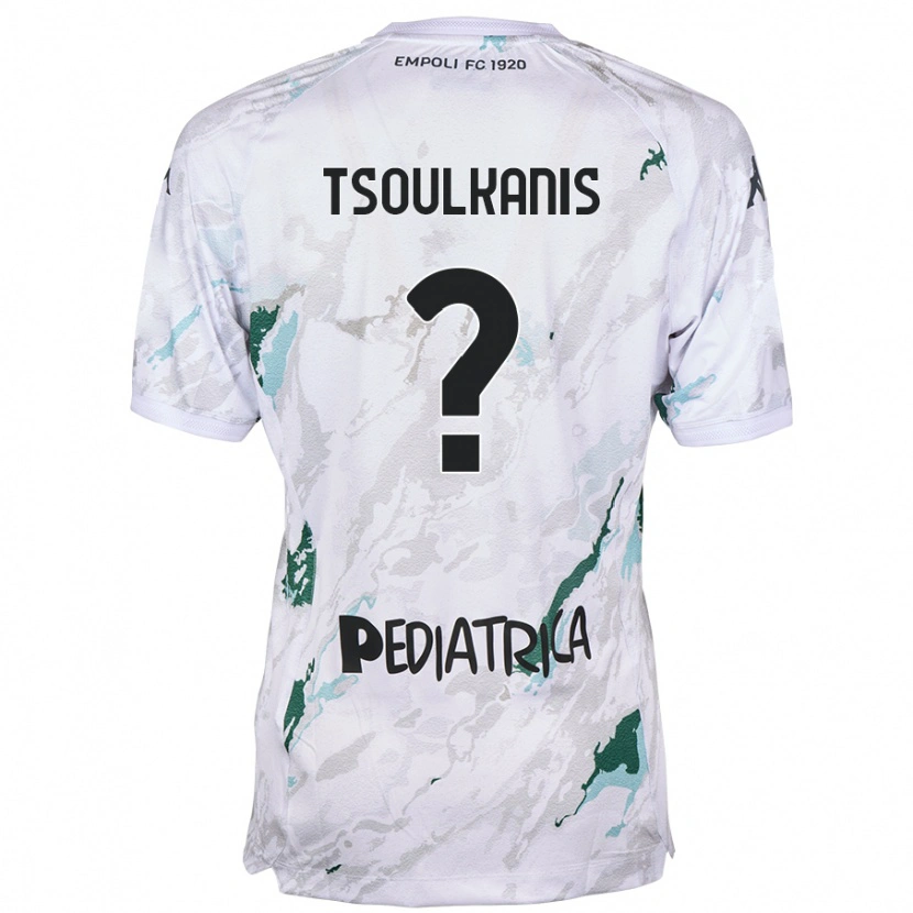 Danxen Kinder Konstantinos Tsoulkanis #0 Grau Auswärtstrikot Trikot 2024/25 T-Shirt Schweiz