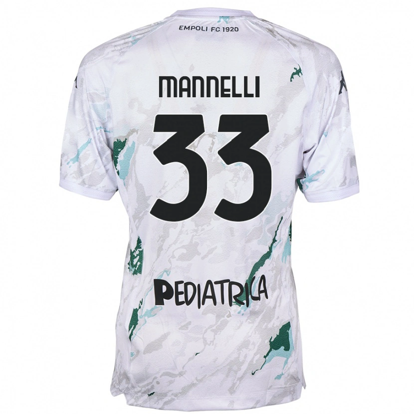 Danxen Kinder Matteo Mannelli #33 Grau Auswärtstrikot Trikot 2024/25 T-Shirt Schweiz