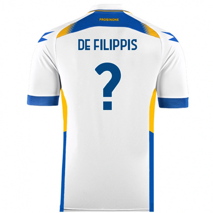 Danxen Kinder Walter De Filippis #0 Weiß Auswärtstrikot Trikot 2024/25 T-Shirt Schweiz