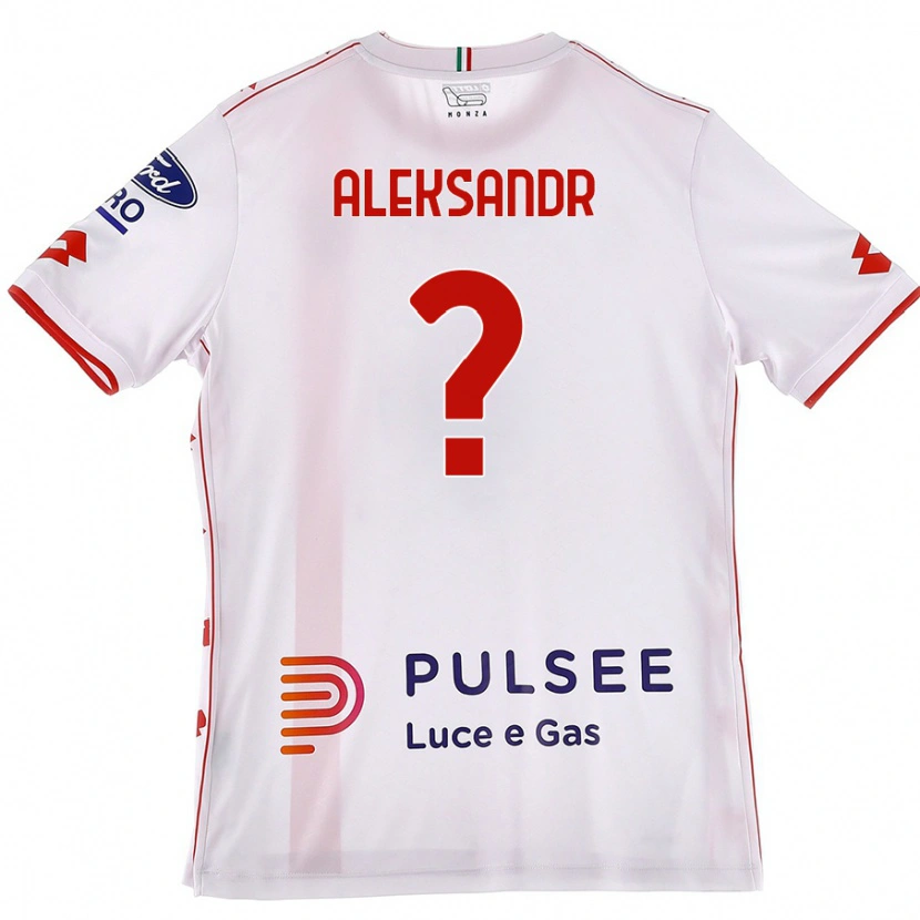 Danxen Kinder Aleksandr Ballabio #0 Weiß Rot Auswärtstrikot Trikot 2024/25 T-Shirt Schweiz