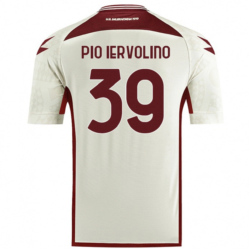 Danxen Kinder Antonio Pio Iervolino #39 Cremefarben Auswärtstrikot Trikot 2024/25 T-Shirt Schweiz