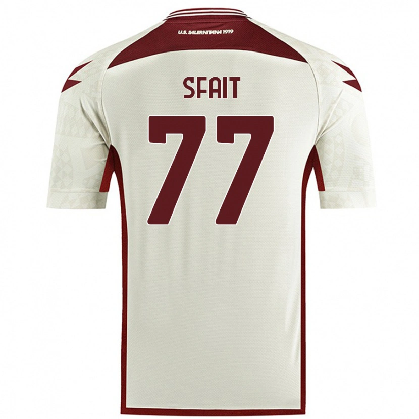 Danxen Kinder Andres Sfait #77 Cremefarben Auswärtstrikot Trikot 2024/25 T-Shirt Schweiz