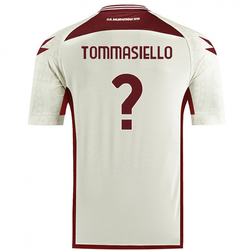 Danxen Kinder Francesco Tommasiello #0 Cremefarben Auswärtstrikot Trikot 2024/25 T-Shirt Schweiz