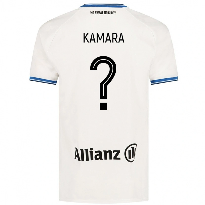 Danxen Kinder Al-Hassan Kamara #0 Weiß Auswärtstrikot Trikot 2024/25 T-Shirt Schweiz