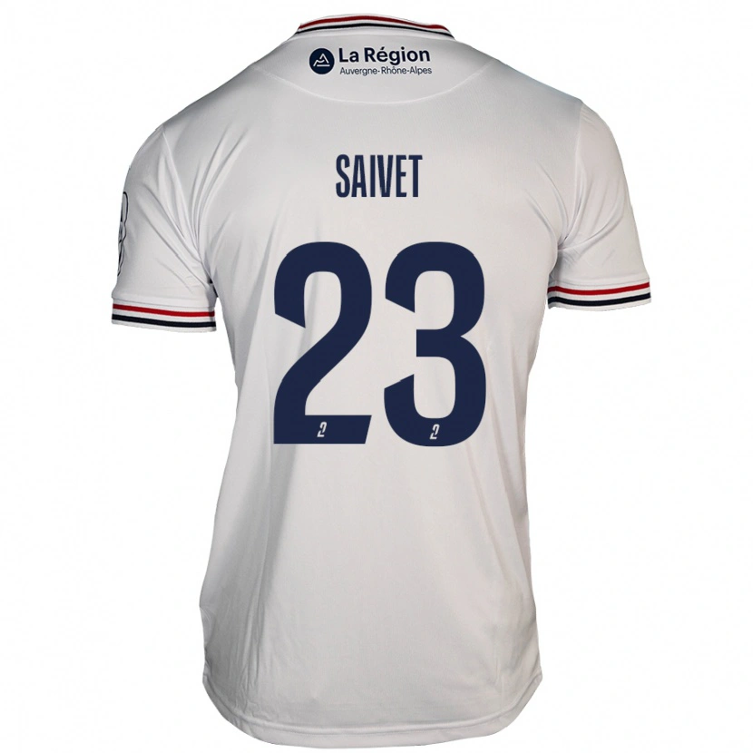 Danxen Kinder Henri Saivet #23 Weiß Auswärtstrikot Trikot 2024/25 T-Shirt Schweiz