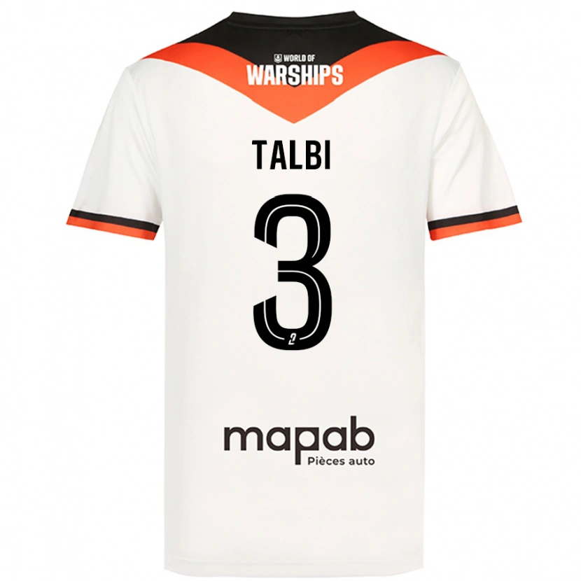 Danxen Kinder Montassar Talbi #3 Weiß Auswärtstrikot Trikot 2024/25 T-Shirt Schweiz