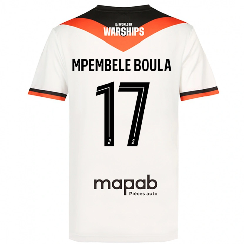 Danxen Kinder Exaucé Mpembele Boula #17 Weiß Auswärtstrikot Trikot 2024/25 T-Shirt Schweiz