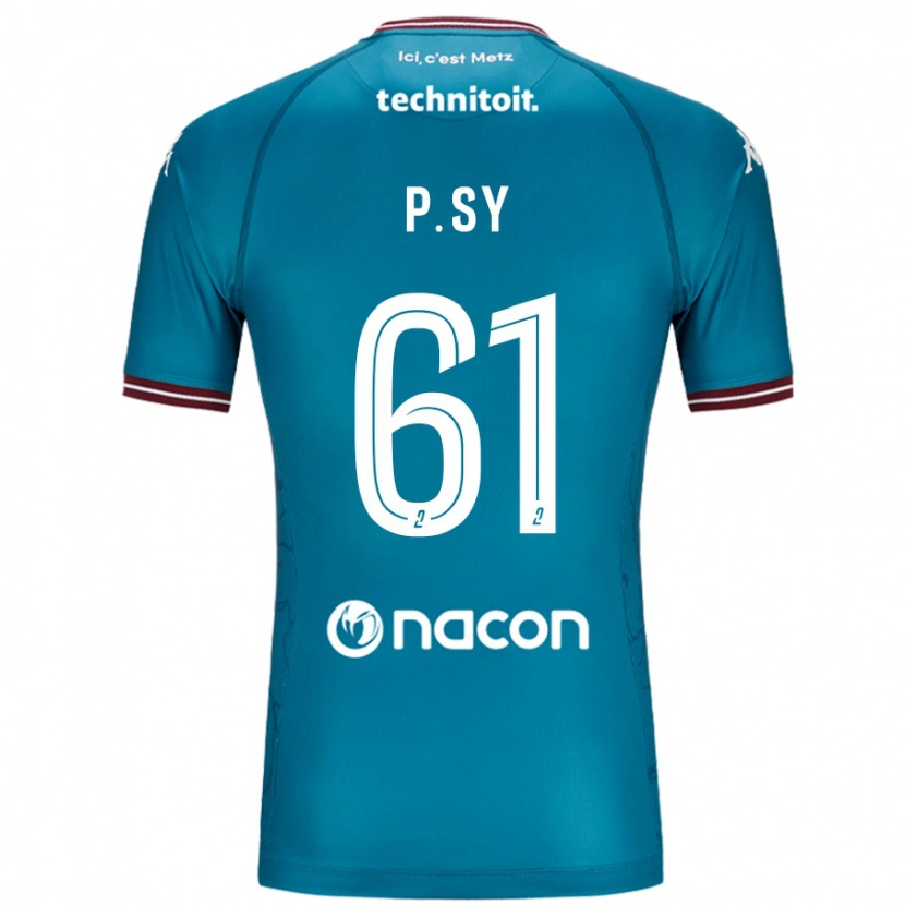 Danxen Kinder Pape Sy #61 Blau Petrol Auswärtstrikot Trikot 2024/25 T-Shirt Schweiz