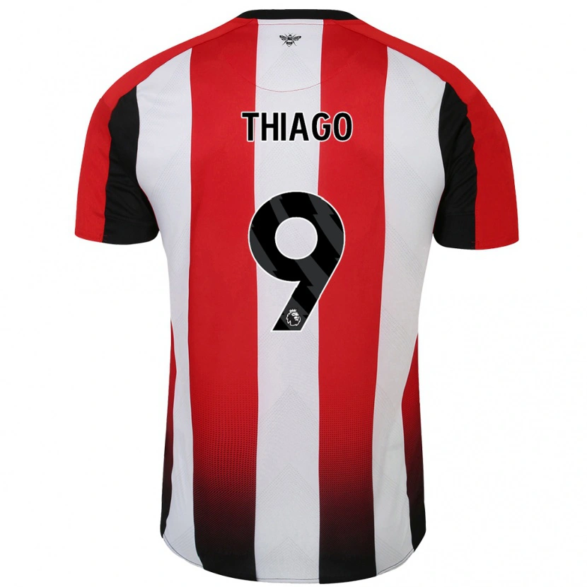 Danxen Herren Igor Thiago #9 Rot Weiß Heimtrikot Trikot 2024/25 T-Shirt Schweiz