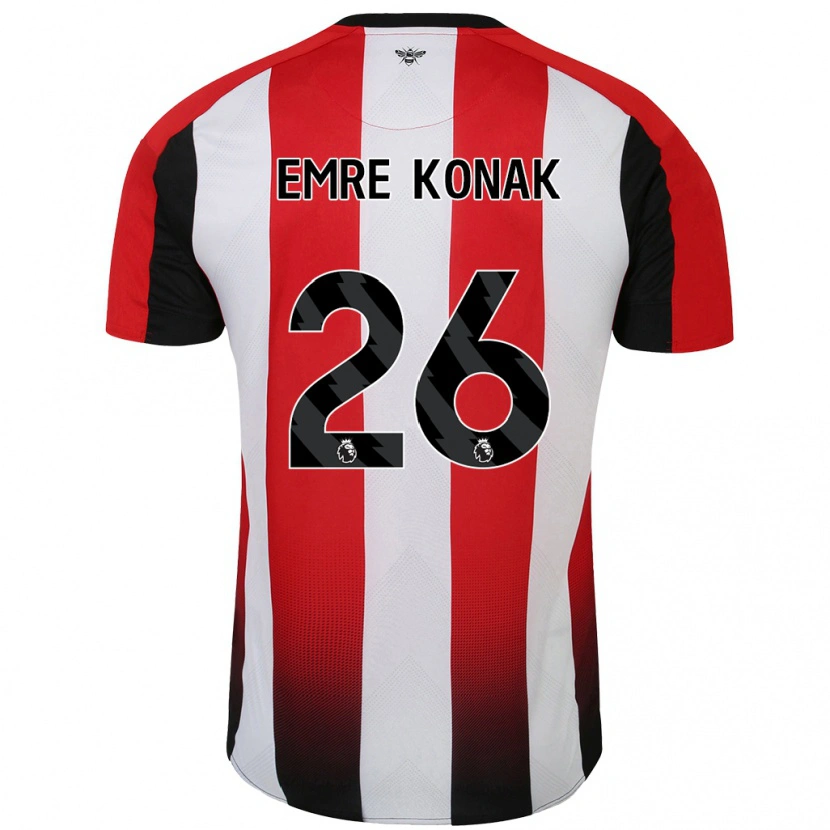 Danxen Herren Yunus Emre Konak #26 Rot Weiß Heimtrikot Trikot 2024/25 T-Shirt Schweiz