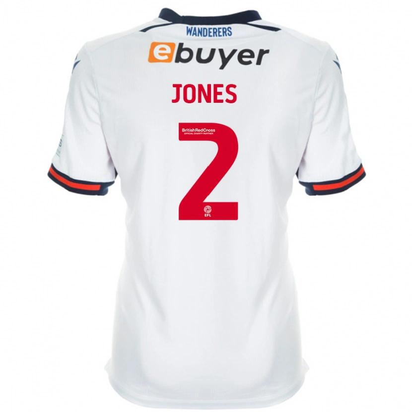 Danxen Herren Gethin Jones #2 Weiß Heimtrikot Trikot 2024/25 T-Shirt Schweiz