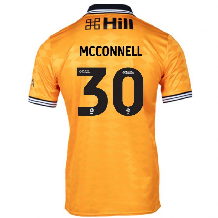 Danxen Herren Glenn Mcconnell #30 Orange Heimtrikot Trikot 2024/25 T-Shirt Schweiz