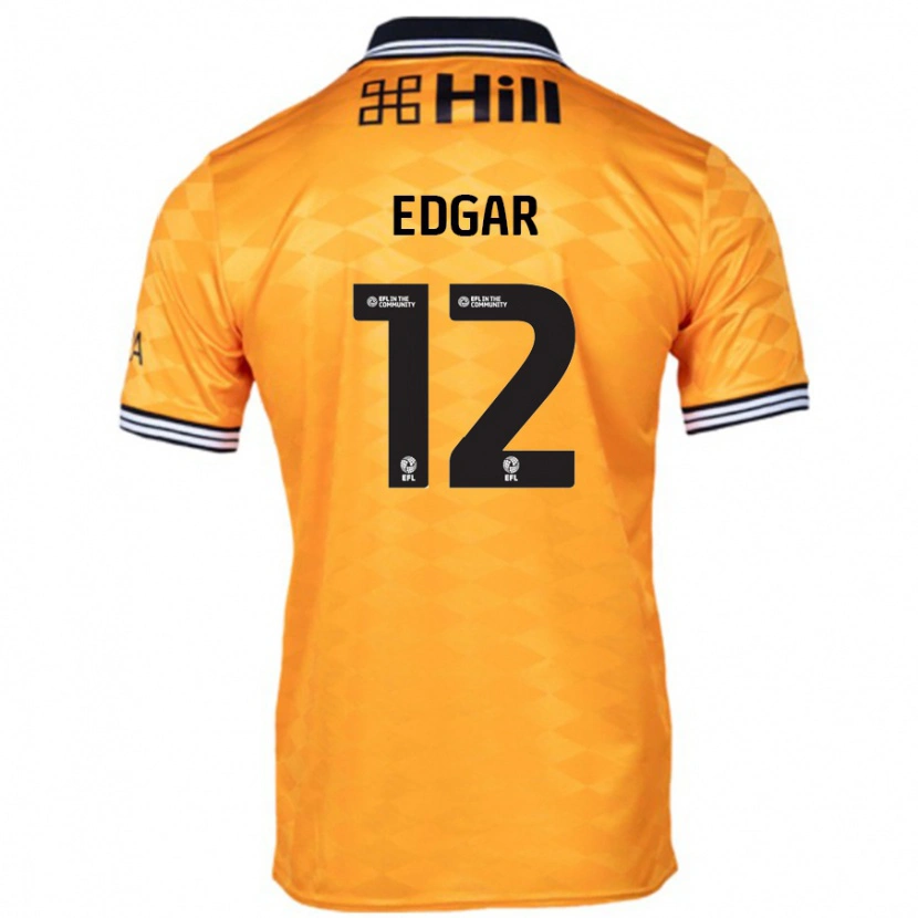 Danxen Herren Sammy Edgar #12 Orange Heimtrikot Trikot 2024/25 T-Shirt Schweiz