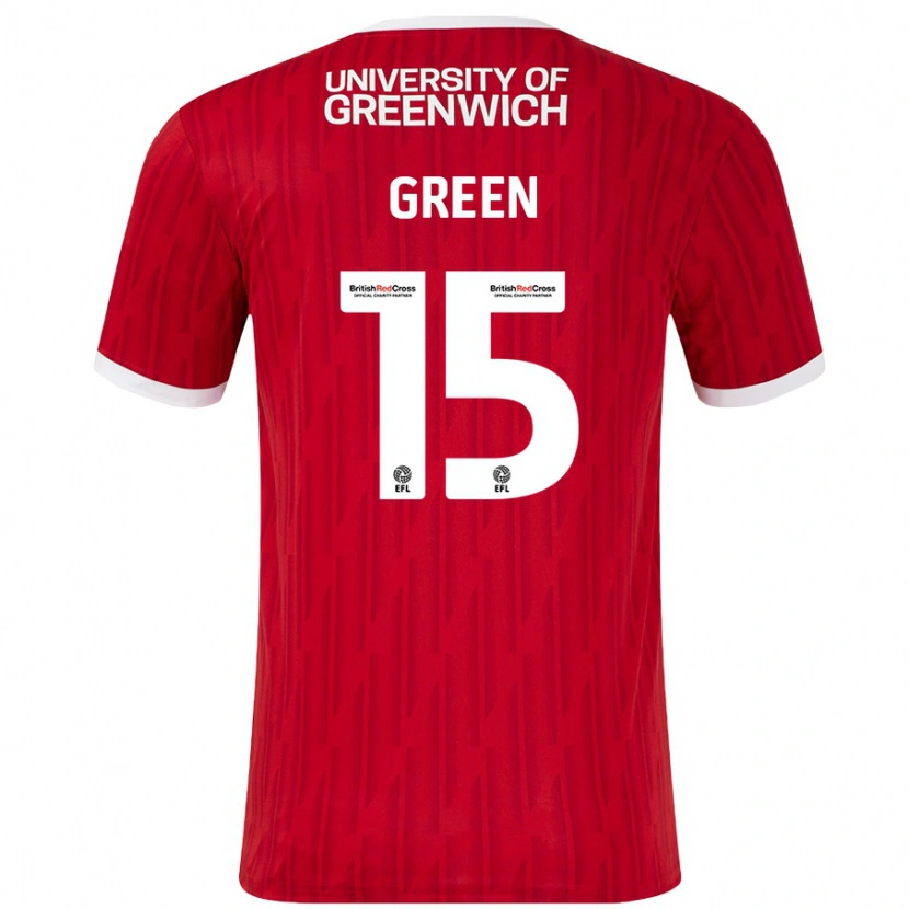 Danxen Herren Kayleigh Green #15 Rot Weiß Heimtrikot Trikot 2024/25 T-Shirt Schweiz