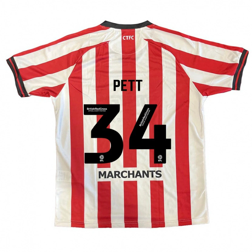Danxen Herren Tom Pett #34 Rot Weiß Heimtrikot Trikot 2024/25 T-Shirt Schweiz
